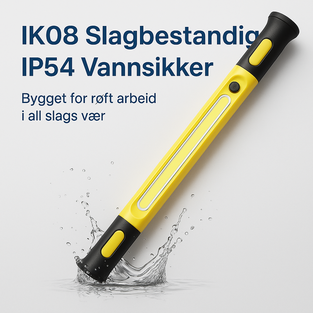 Ljusstark magnetisk uppladdningsbar arbetslampa