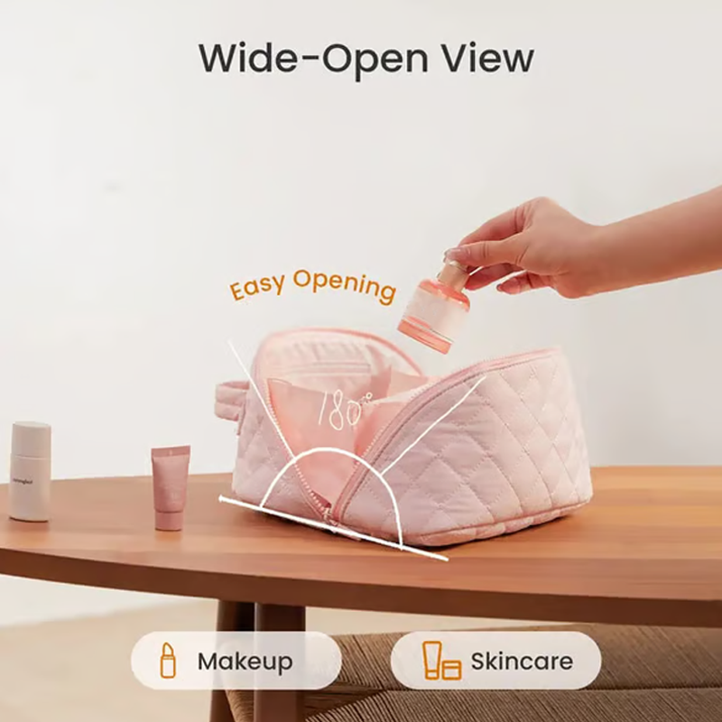 Kompakt resesminkväska för dam