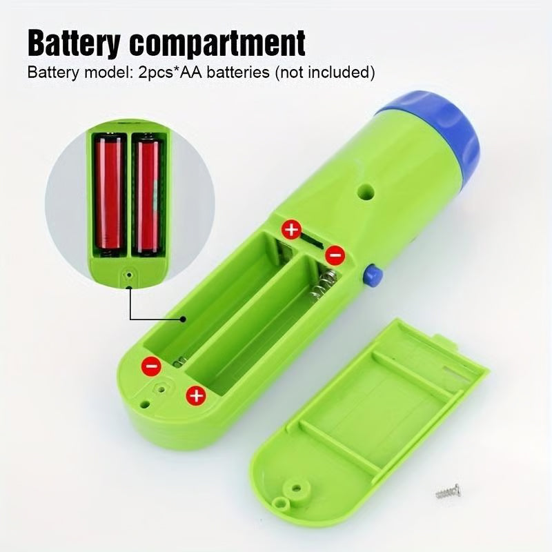 Barnprojektor med pedagogiska diabilder