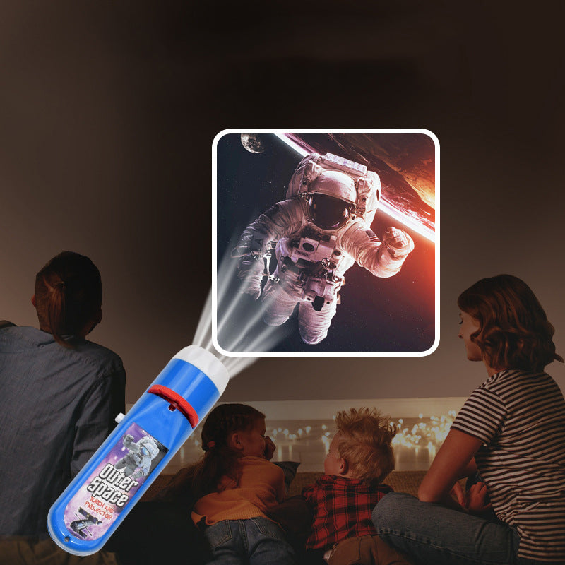 Barnprojektor med pedagogiska diabilder