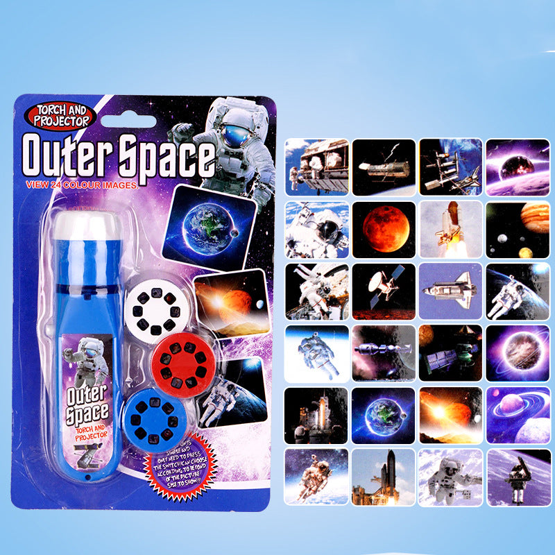 Barnprojektor med pedagogiska diabilder