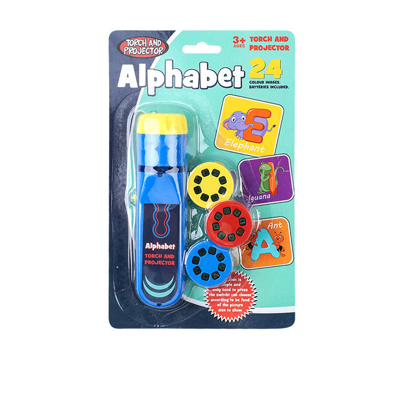 Barnprojektor med pedagogiska diabilder