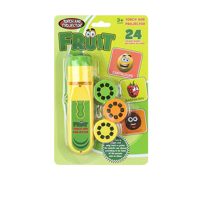 Barnprojektor med pedagogiska diabilder