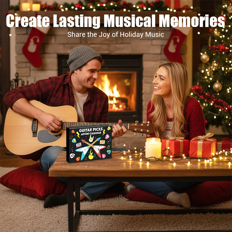 Gitarrplektrum adventskalender 24 plektrum